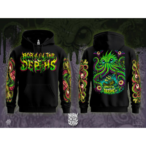 Суичър с качулка Born in the Depths